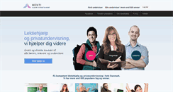 Desktop Screenshot of menti.dk